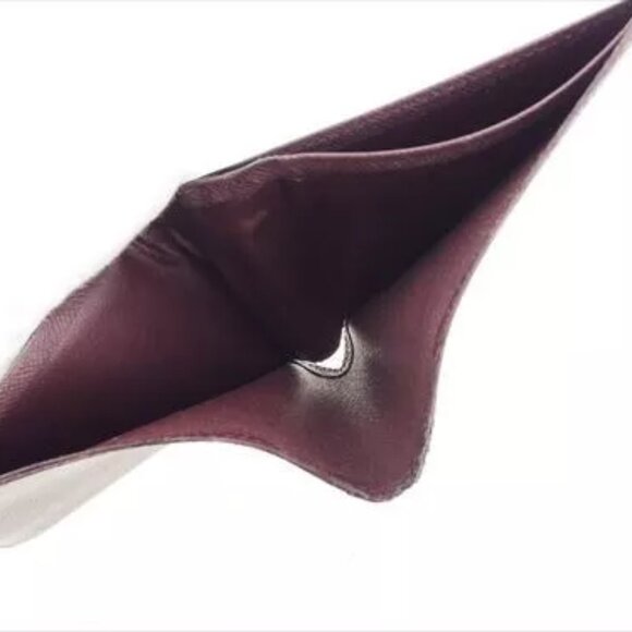 Louis Vuitton Wallet Purse Taiga Red PVC Leather Woman Authentic Used - Picture 2 of 7